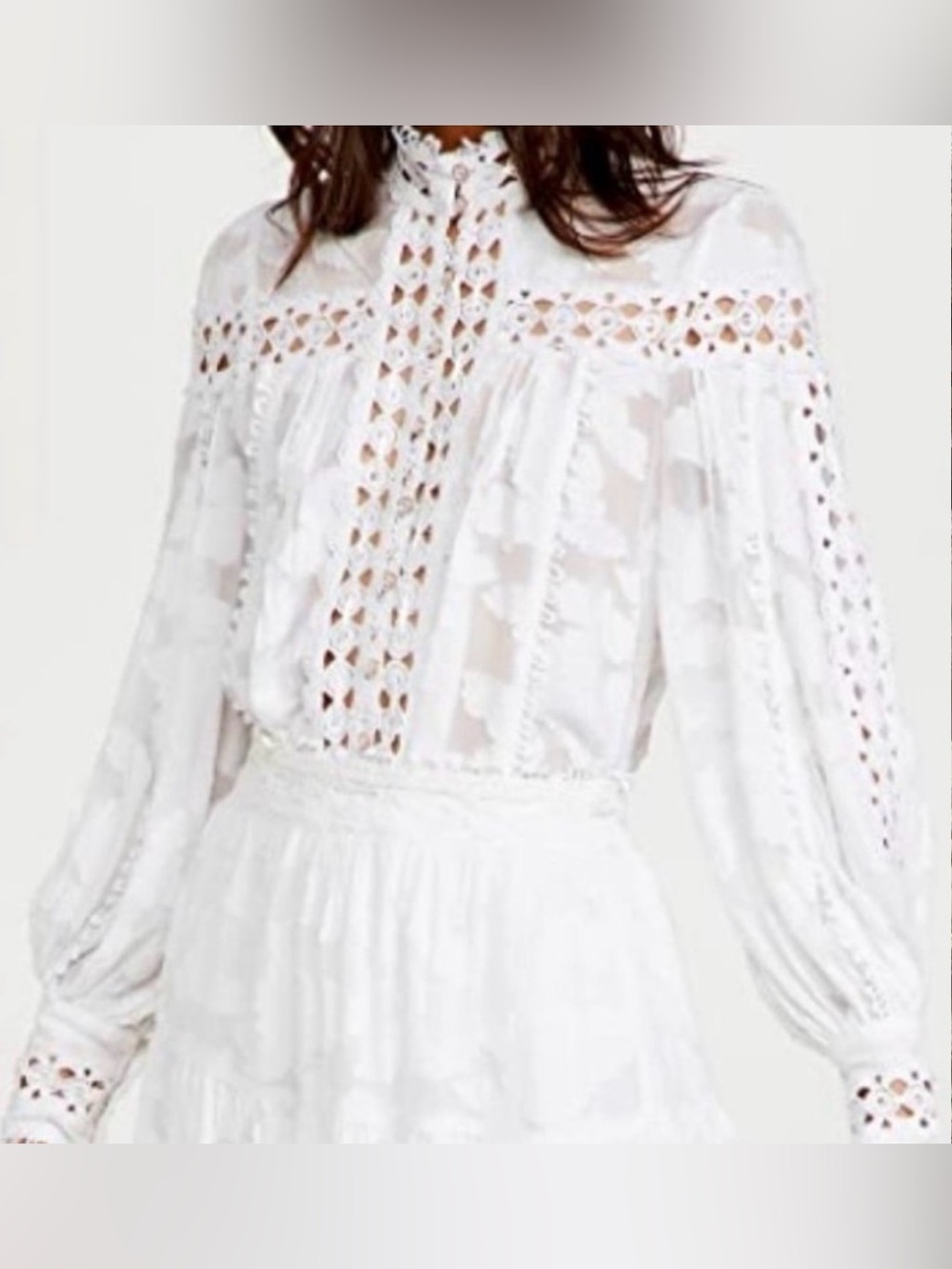 NWT - Rahi Ana Blouse - Off-White - Size Medium